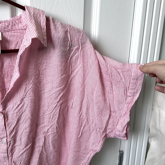 New H&M modal oversized button shirt - Picture 3 of 6